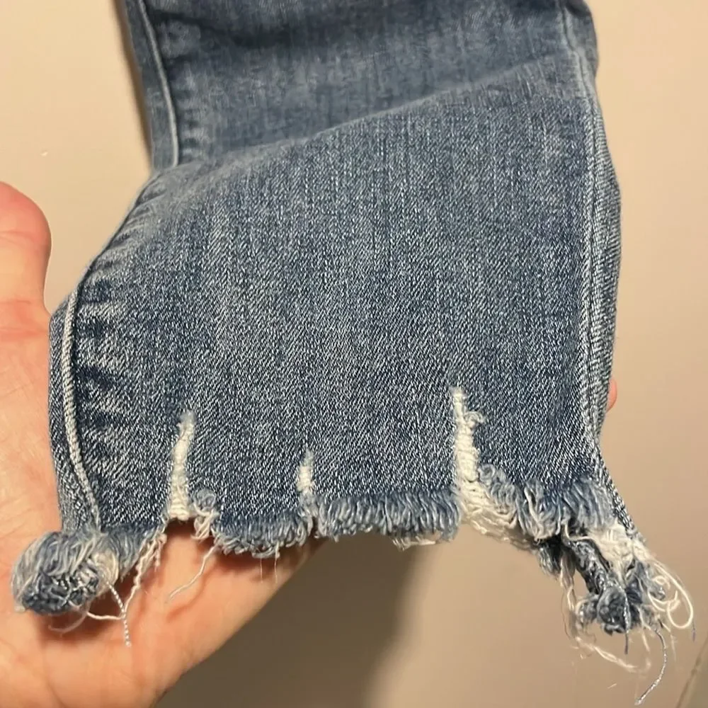 J Brand- Alana High-Rise Crop Ankle Jeans in Fix Up Destruct Wash- Size 26